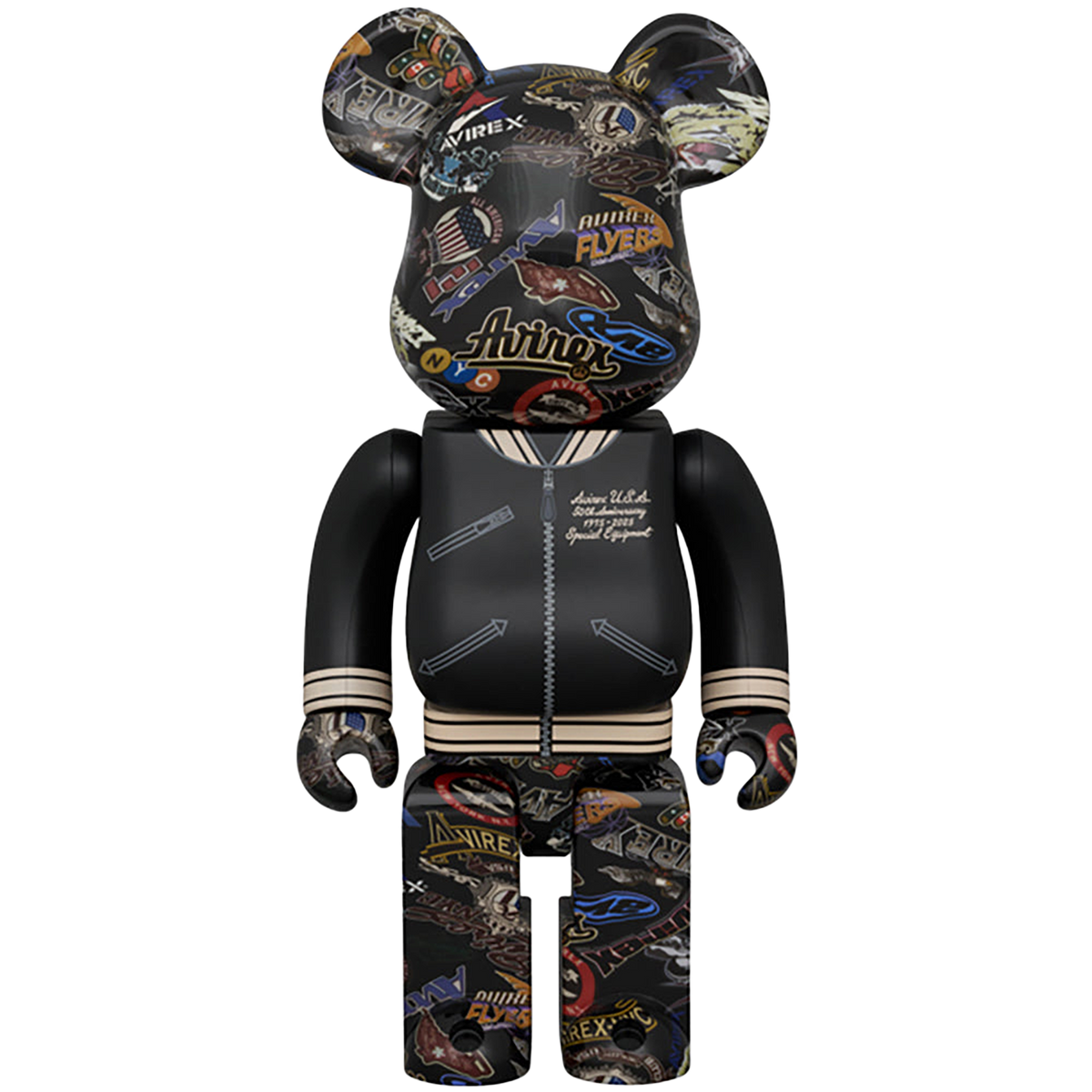 BE@RBRICK AVIREX 50th VARSITY 100％ & 400％