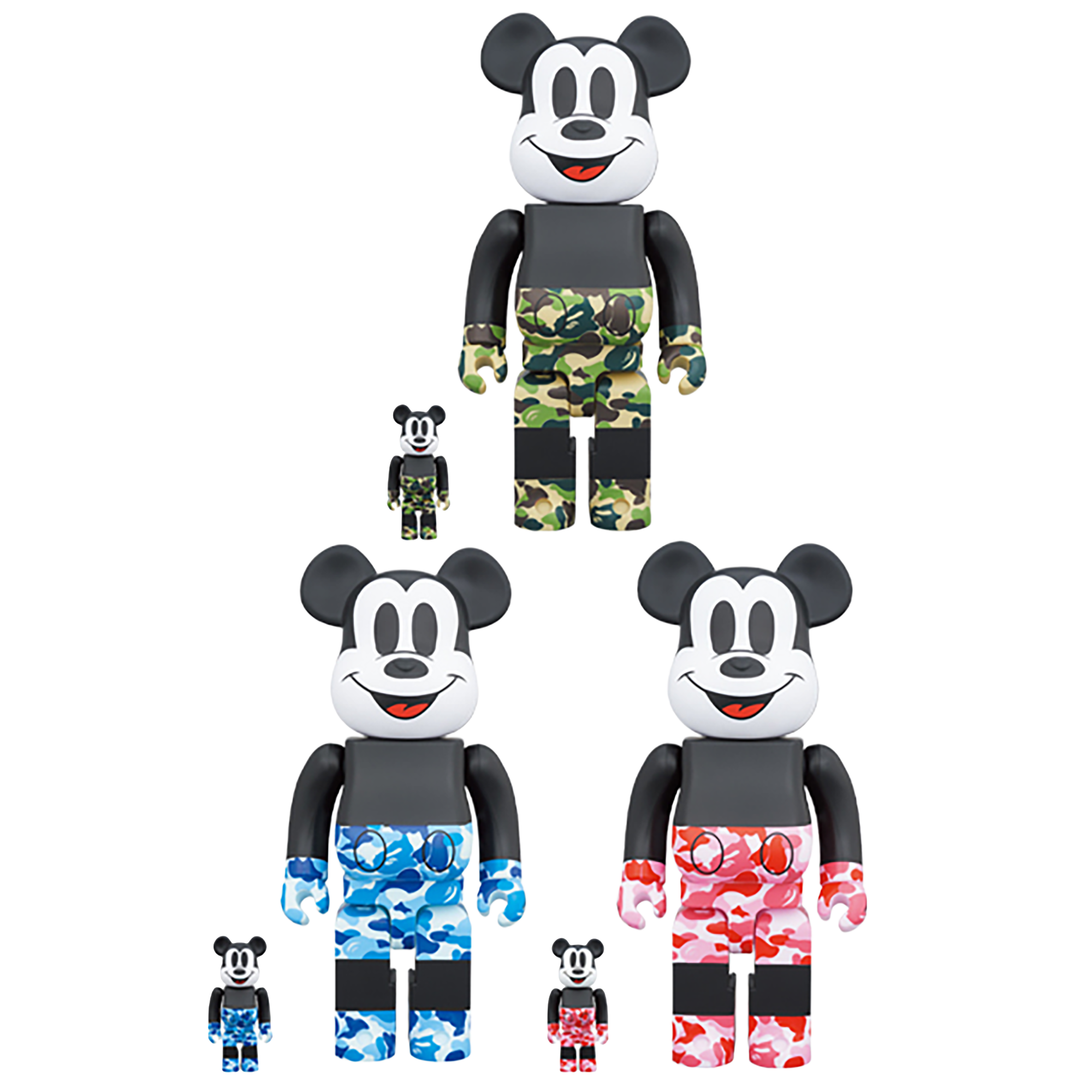 BE@RBRICK BAPE(R) MICKEY MOUSE 100％ & 400％