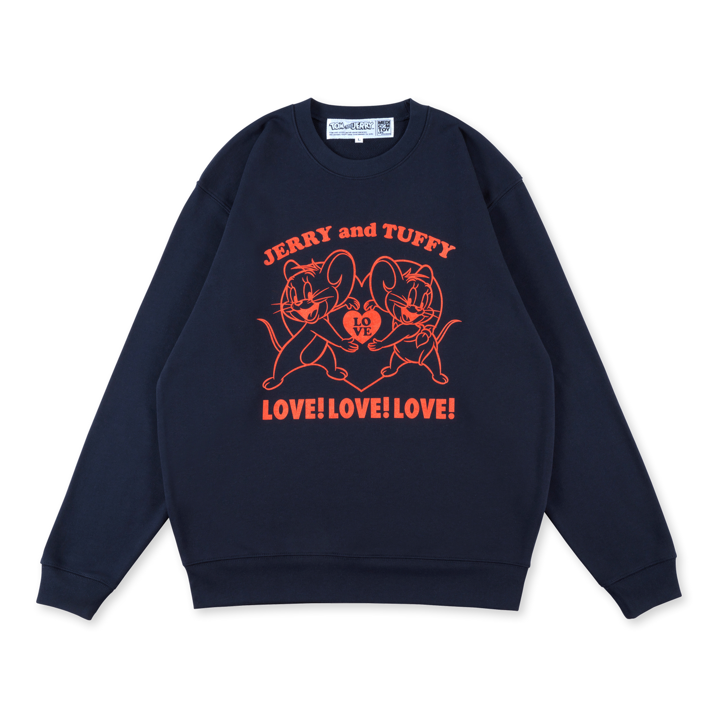 MLE＜TOM and JERRY＞ LOVE！ CREW NECK SWEATSHIRT《2026年11月発売予定 受注期間は9月6日まで》_1