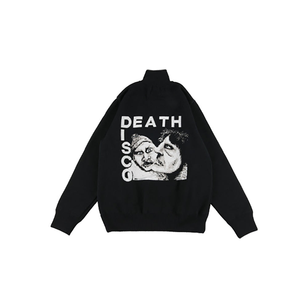KNIT GANG COUNCIL "PIL" KNIT BLOUSON "DEATH DISCO"_1