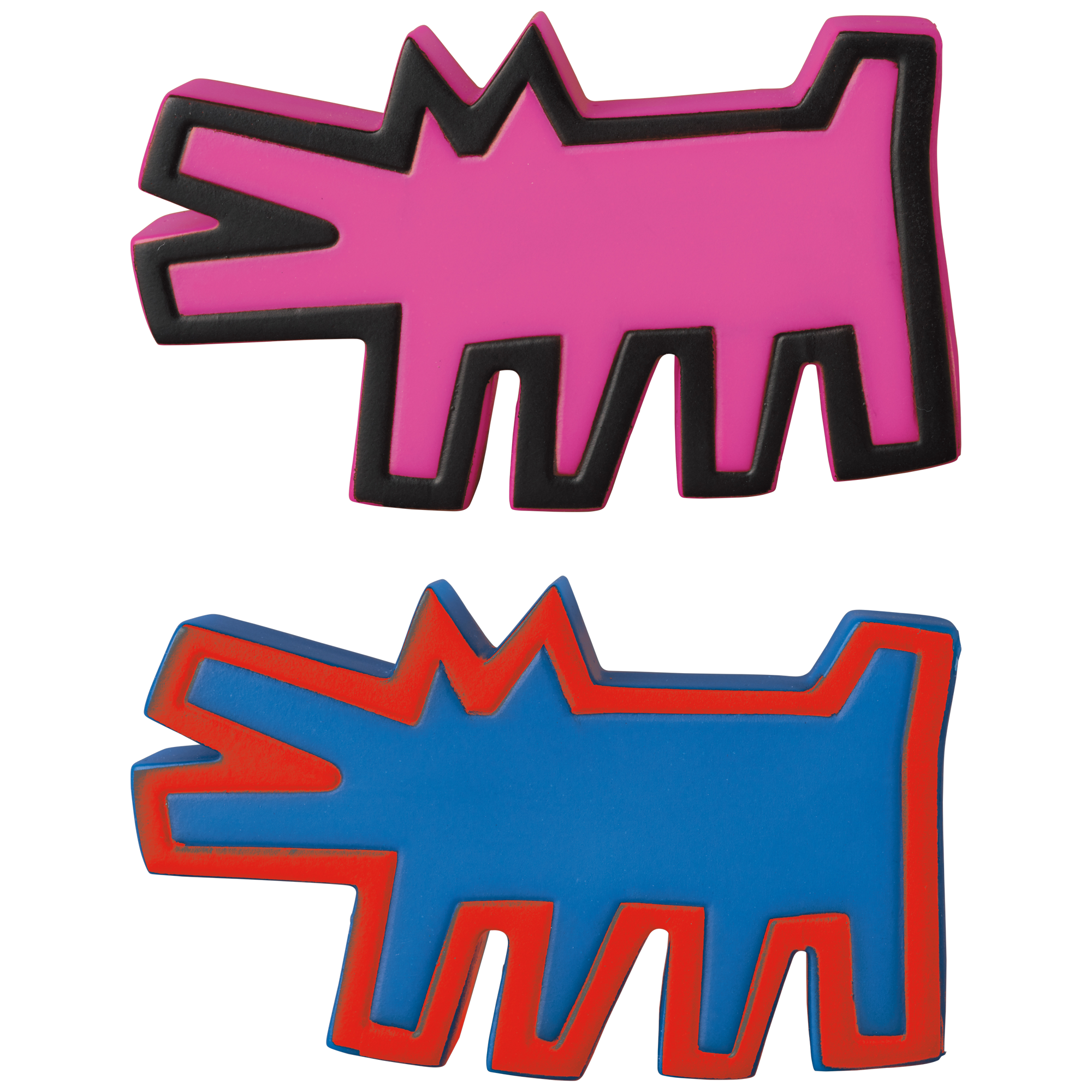 MINI VCD KEITH HARING #3 Skateboarder / With Heart / Barking Dog / Flying Devil / Radiant Baby / Andy Mouse / Three Eyed Smiling Face
