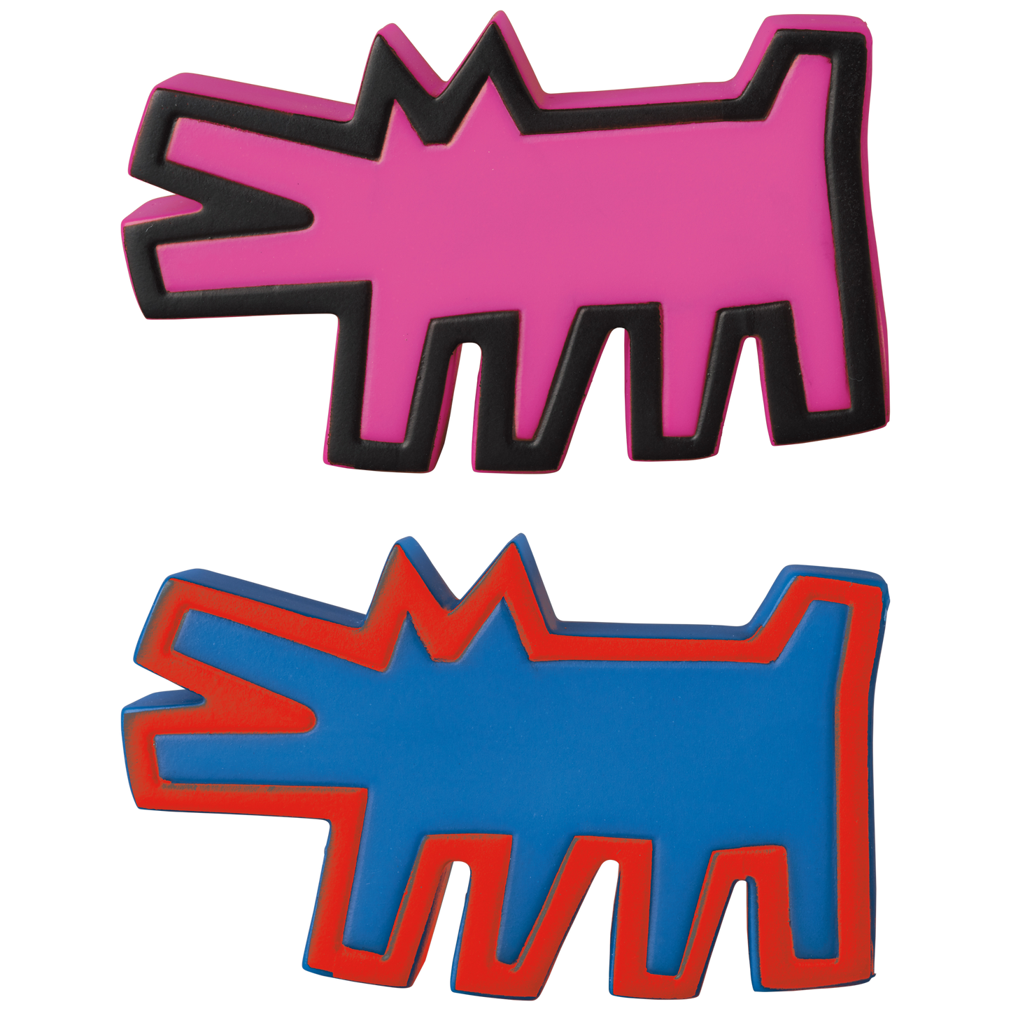 MINI VCD KEITH HARING #3 Skateboarder / With Heart / Barking Dog / Flying Devil / Radiant Baby / Andy Mouse / Three Eyed Smiling Face

