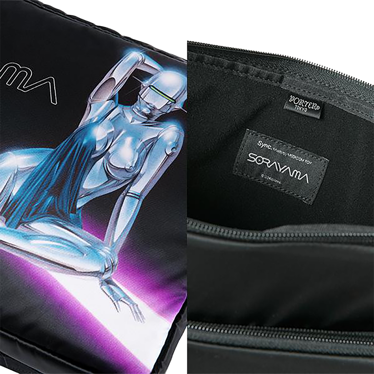 HAJIME SORAYAMA DOCUMENT CASE "SEXY ROBOT 02" made by PORTER