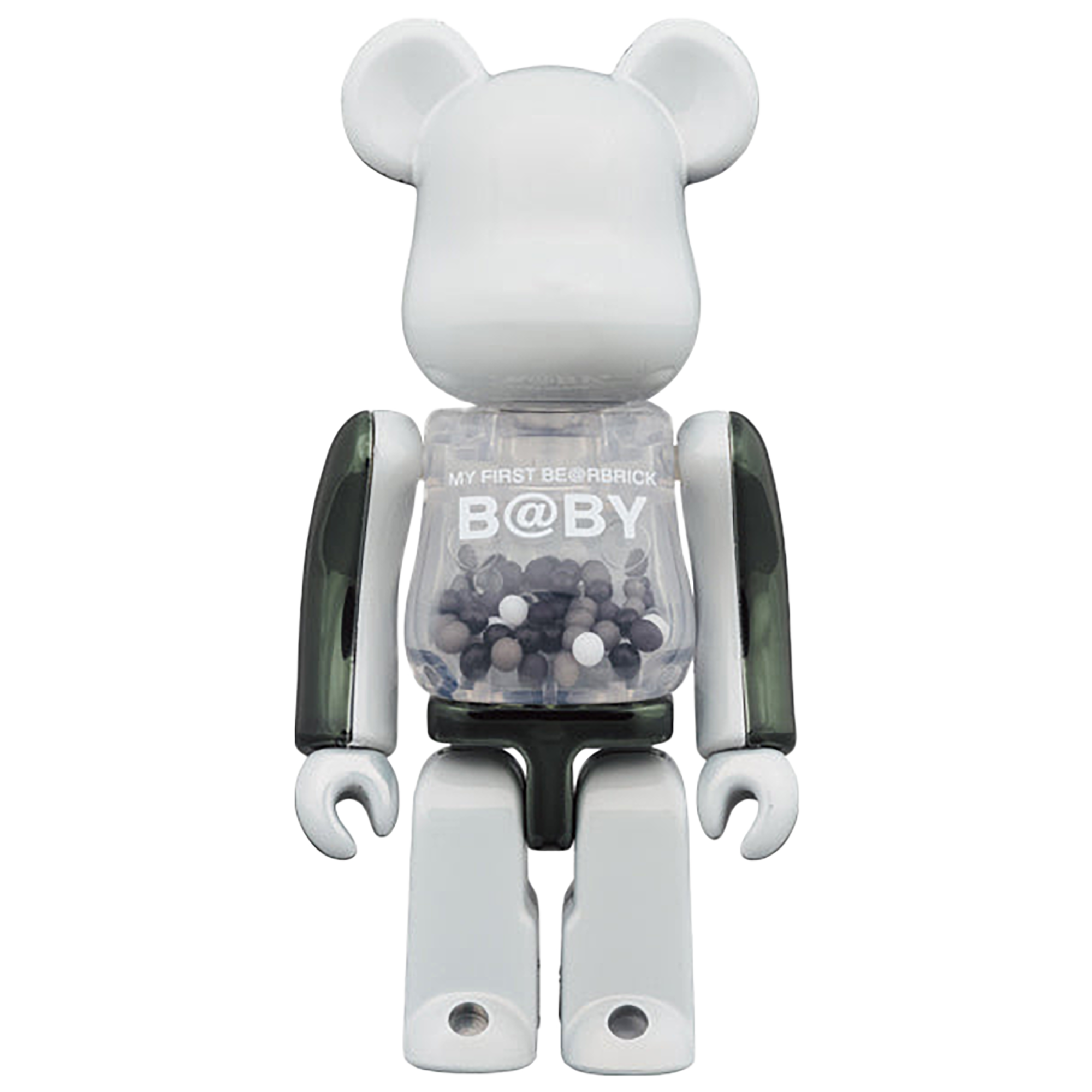 MY FIRST BE@RBRICK B@BY BLACK & WHITE CHROME Ver. 100％ & 400％