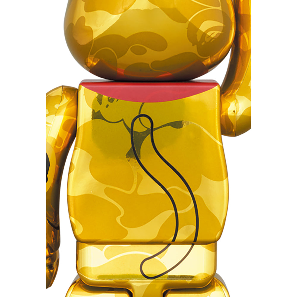 BE@RBRICK BAPE(R) 招き猫 金メッキ & 達磨 銀メッキ 100％ & 400％ 4PCS SET_3