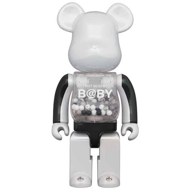 MY FIRST BE@RBRICK B@BY BLACK & WHITE CHROME Ver. 100％ & 400％_2