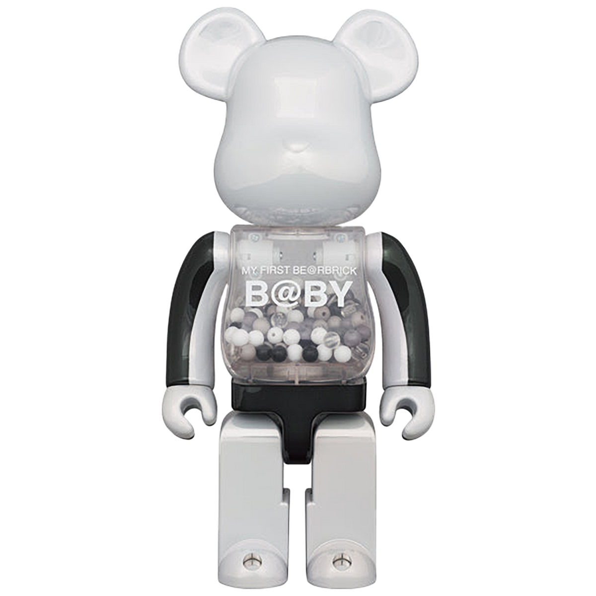 MY FIRST BE@RBRICK B@BY BLACK & WHITE CHROME Ver. 100％ & 400％