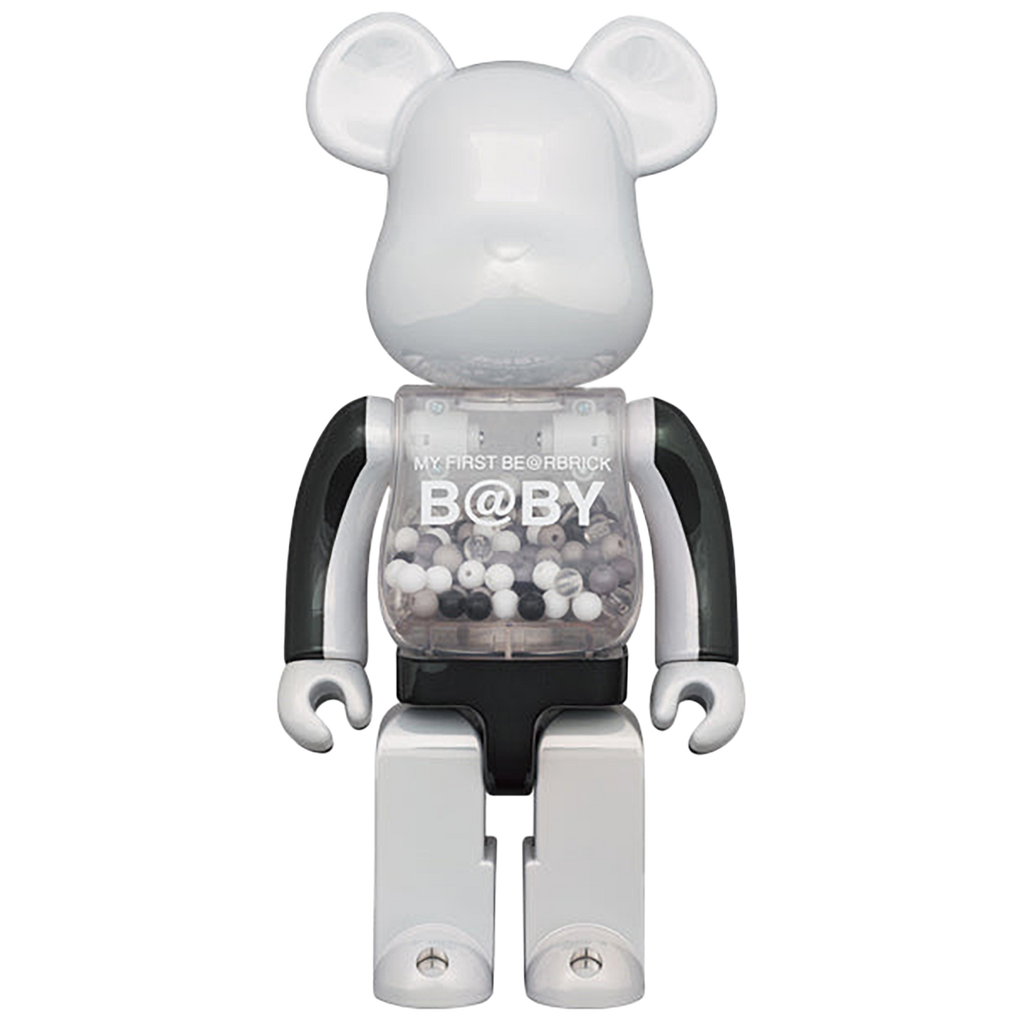 MY FIRST BE@RBRICK B@BY BLACK & WHITE CHROME Ver. 100％ & 400％