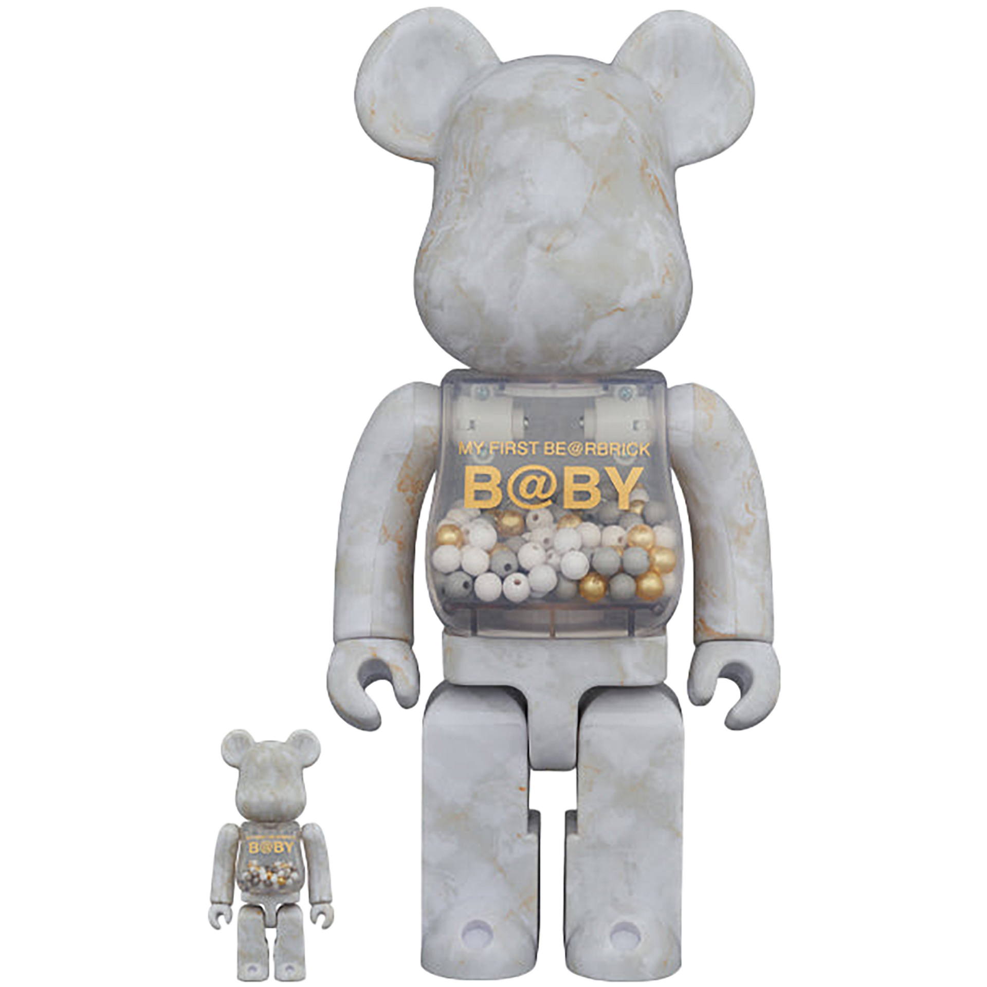 MY FIRST BE@RBRICK B@BY MARBLE(大理石) Ver. 100％ & 400