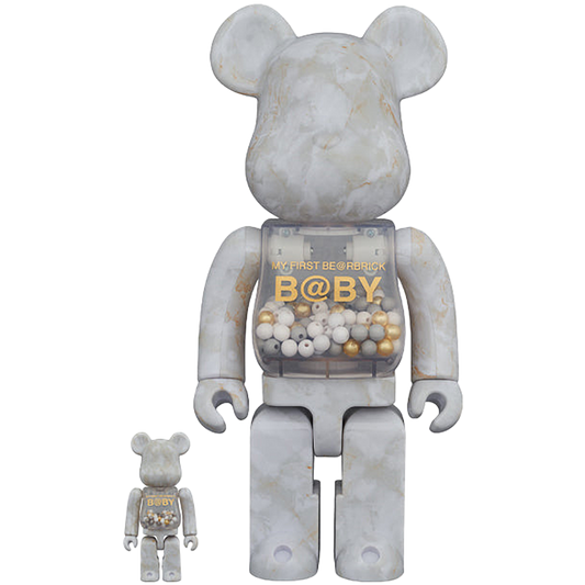 MY FIRST BE@RBRICK B@BY MARBLE(大理石) Ver. 100％ & 400％