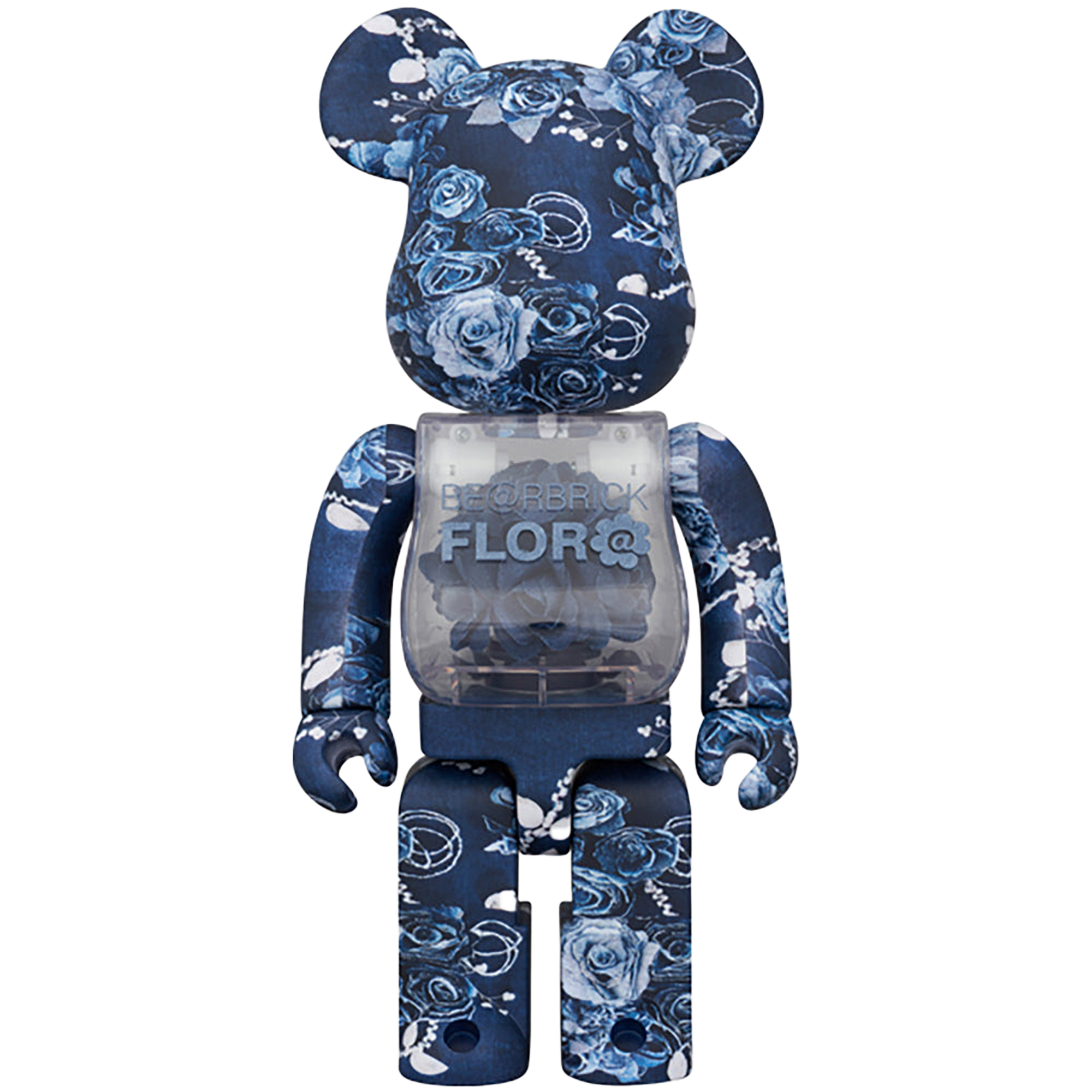 BE@RBRICK FLOR@ DENIM 400％