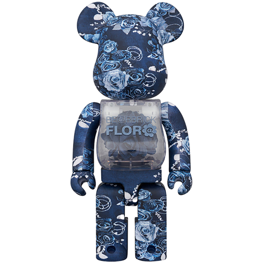 BE@RBRICK FLOR@ DENIM 400％