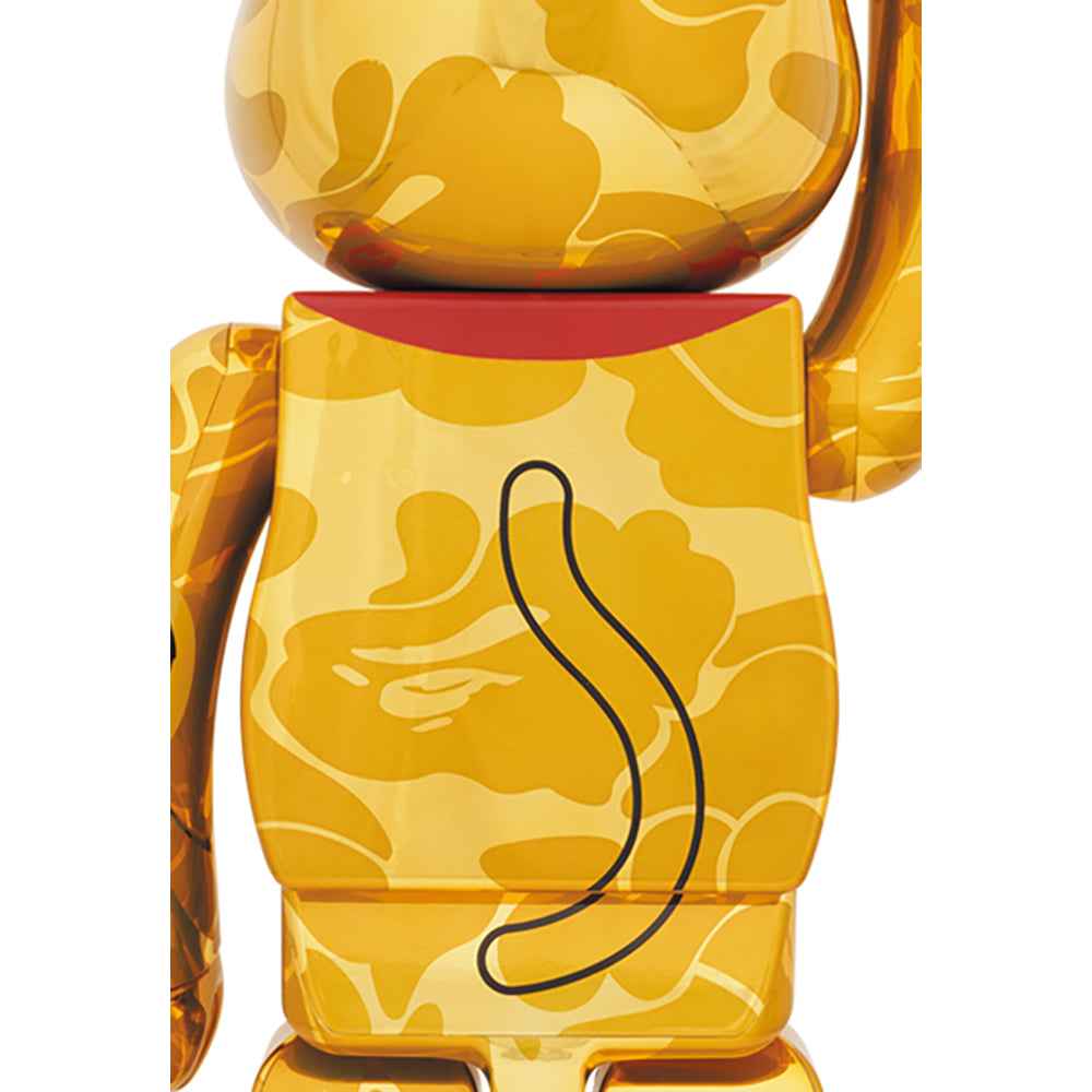 BE@RBRICK BAPE(R) 招き猫 金メッキ 1000％／達磨 銀メッキ 1000％_2