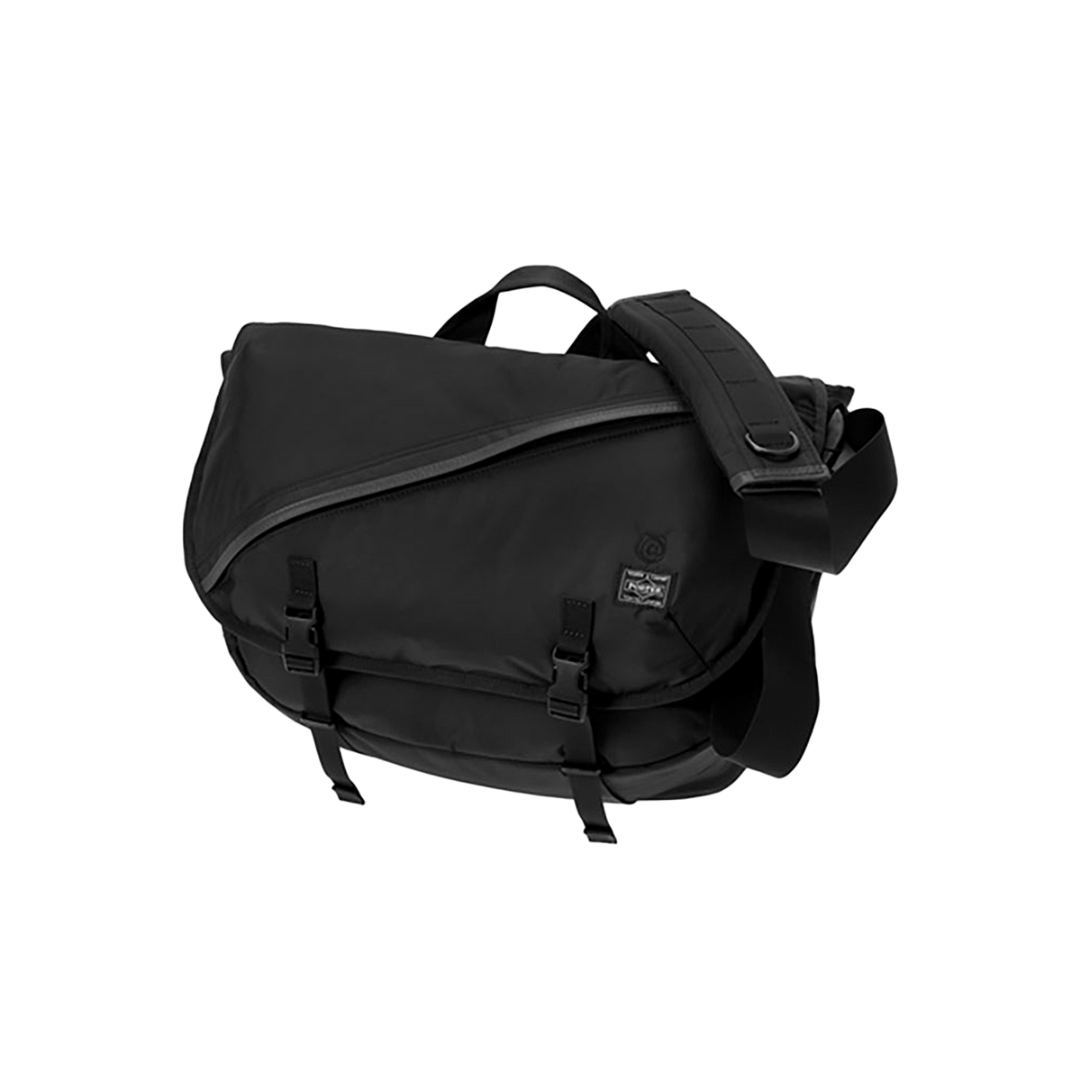 「PORTER × BE@RBRICK」 BLACK／REFLECTIVE MESSENGER BAG