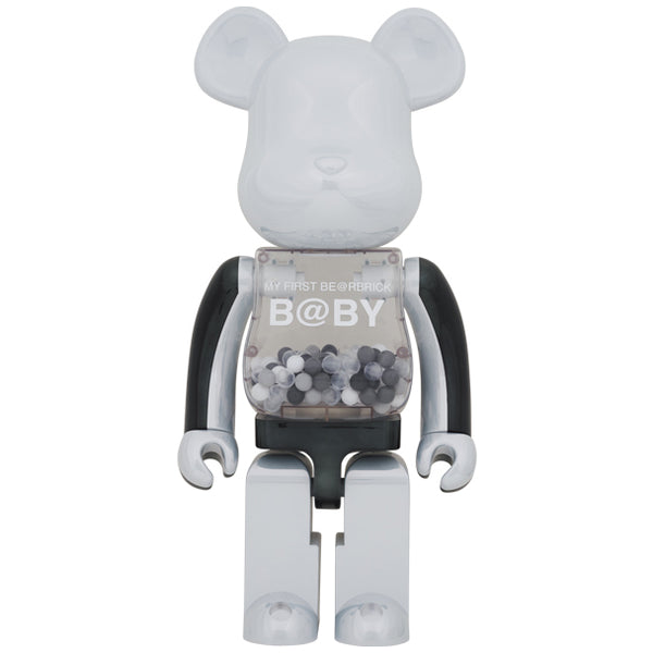 MY FIRST BE@RBRICK B@BY BLACK & WHITE CHROME Ver. 1000％ | MEDICOM
