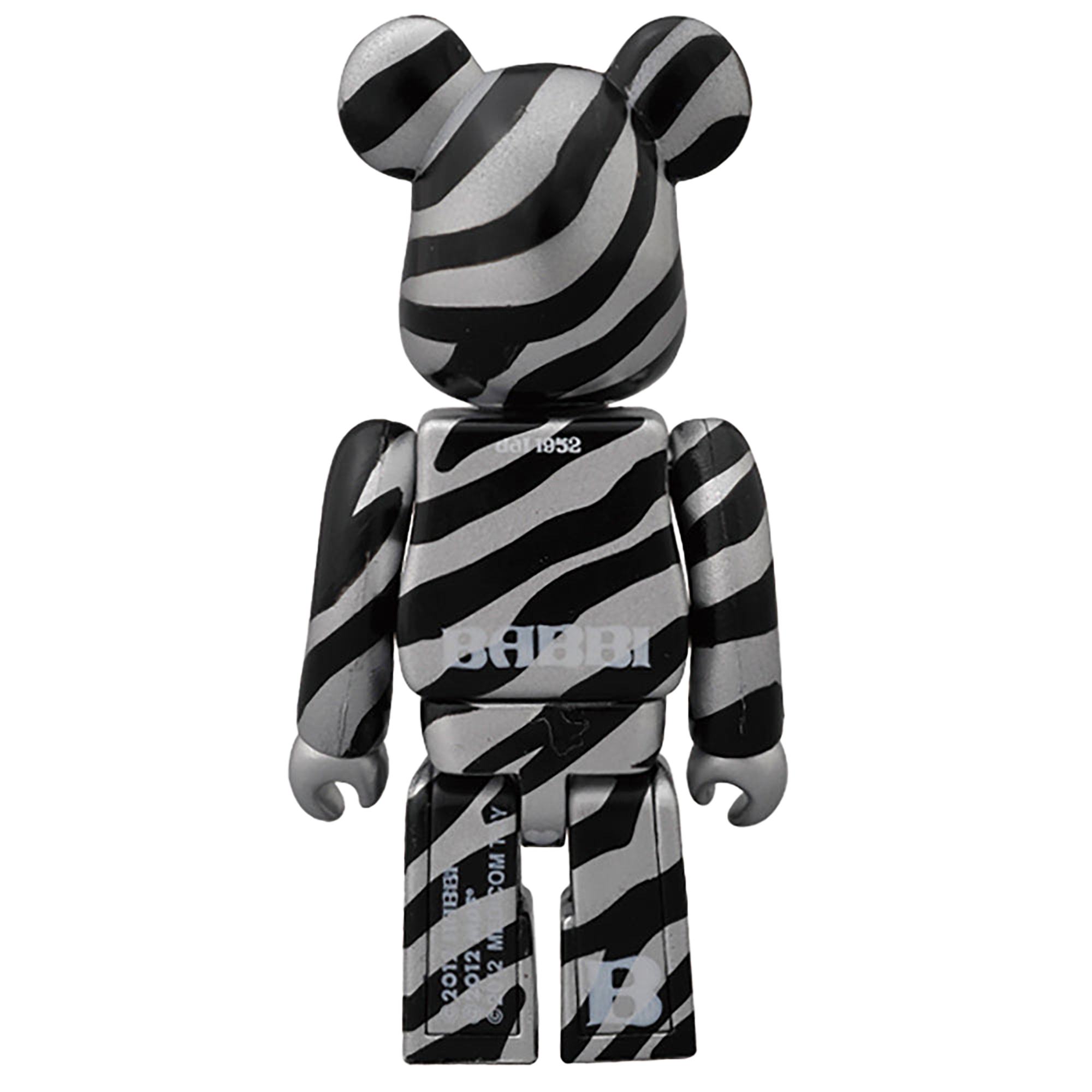 BABBI♥BE@RBRICK ZEBRA ARGENTO/LEOPARD FUCSIA/CUORE ROSSO/CUORE VERDE