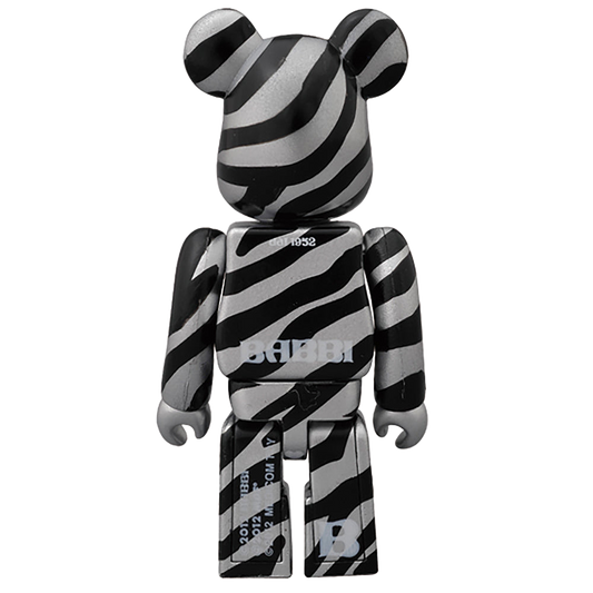BABBI♥BE@RBRICK ZEBRA ARGENTO/LEOPARD FUCSIA/CUORE ROSSO/CUORE VERDE