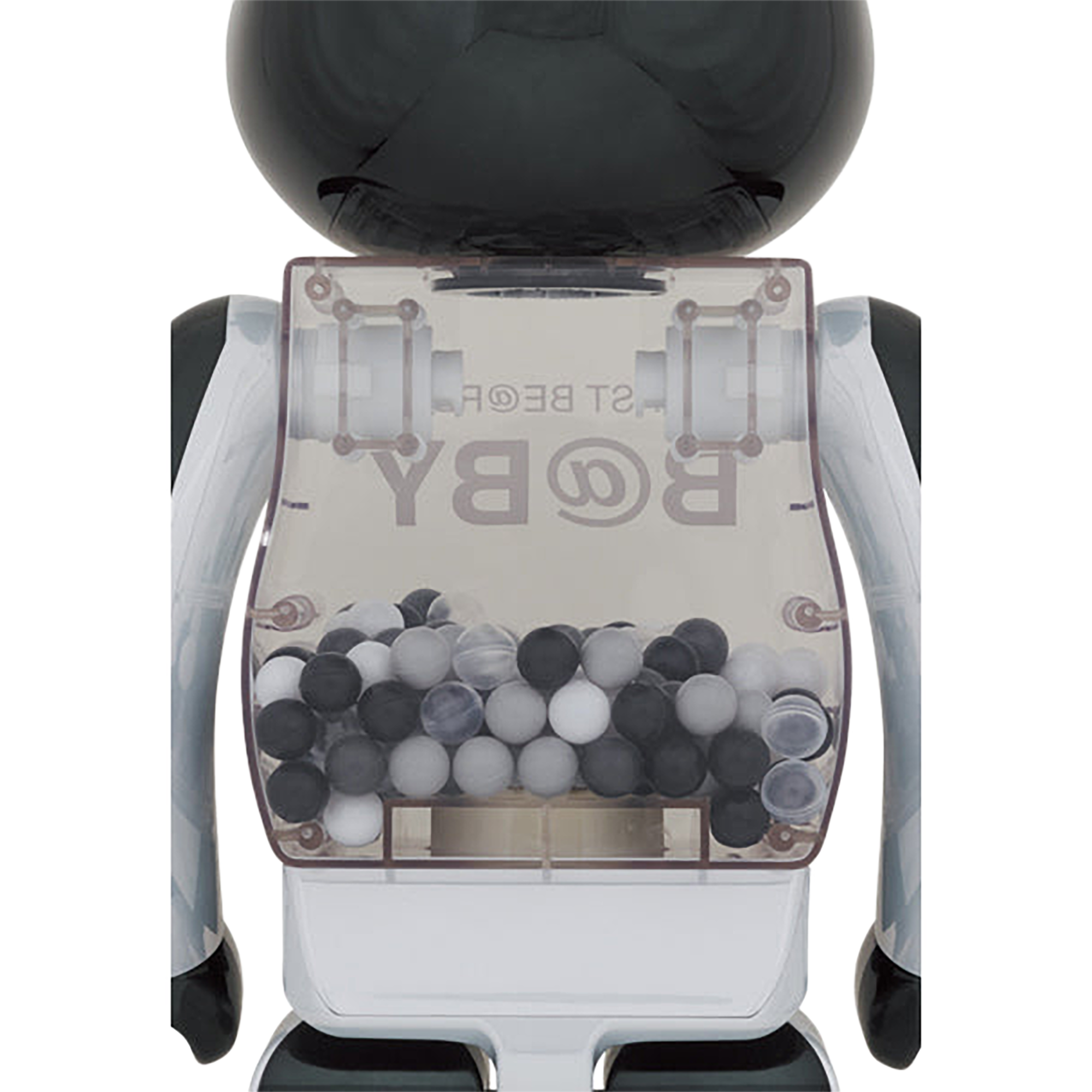MY FIRST BE@RBRICK B@BY BLACK & WHITE CHROME Ver. 1000％