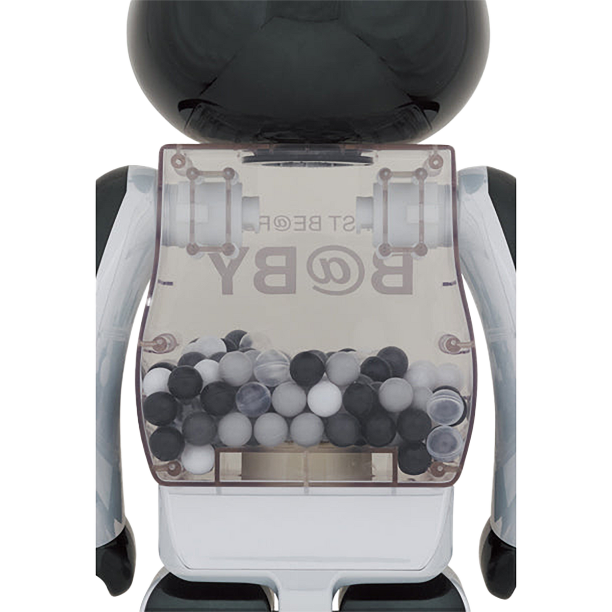 MY FIRST BE@RBRICK B@BY BLACK & WHITE CHROME Ver. 1000％