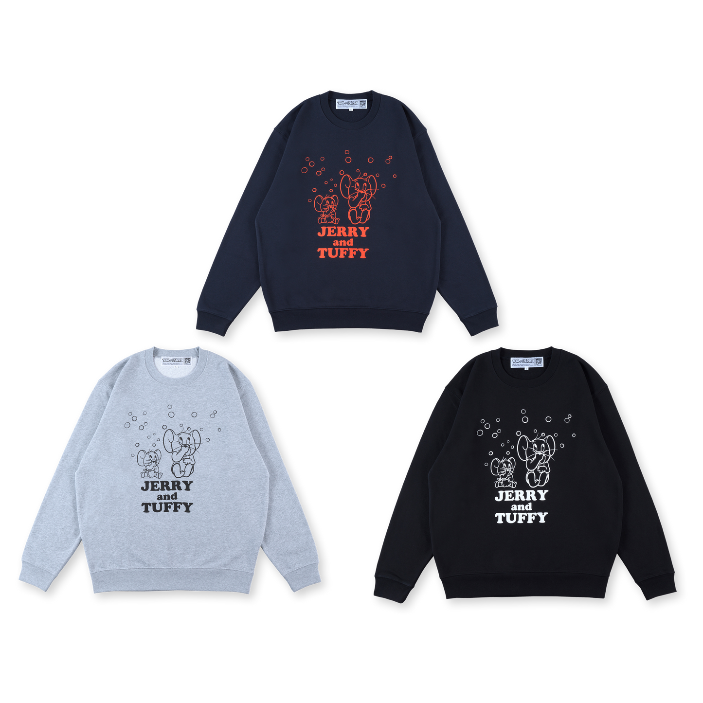 MLE＜TOM and JERRY＞ BUBBLES CREW NECK SWEATSHIRT《2026年11月発売予定 受注期間は9月6日まで》_0