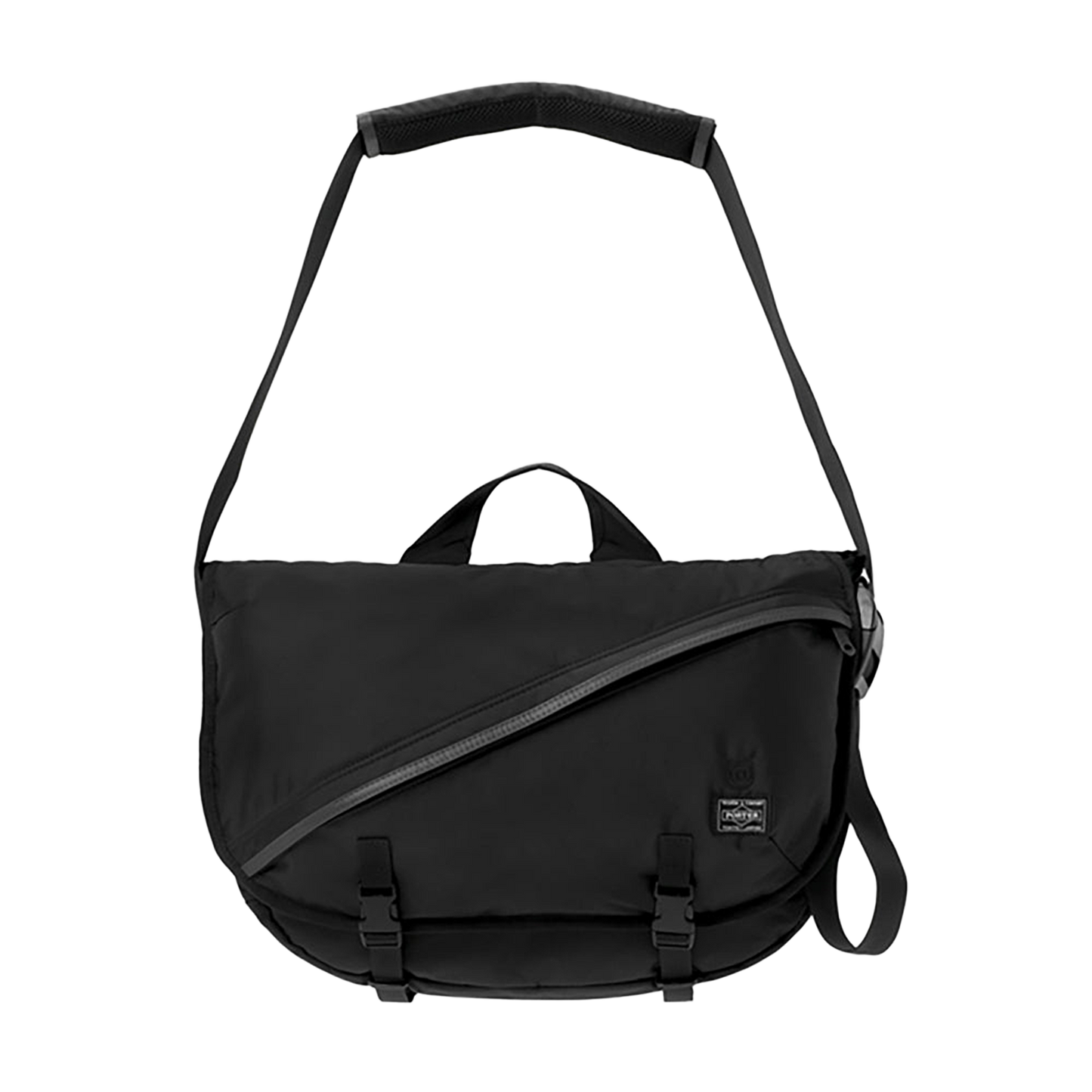 「PORTER × BE@RBRICK」 BLACK／REFLECTIVE MESSENGER BAG