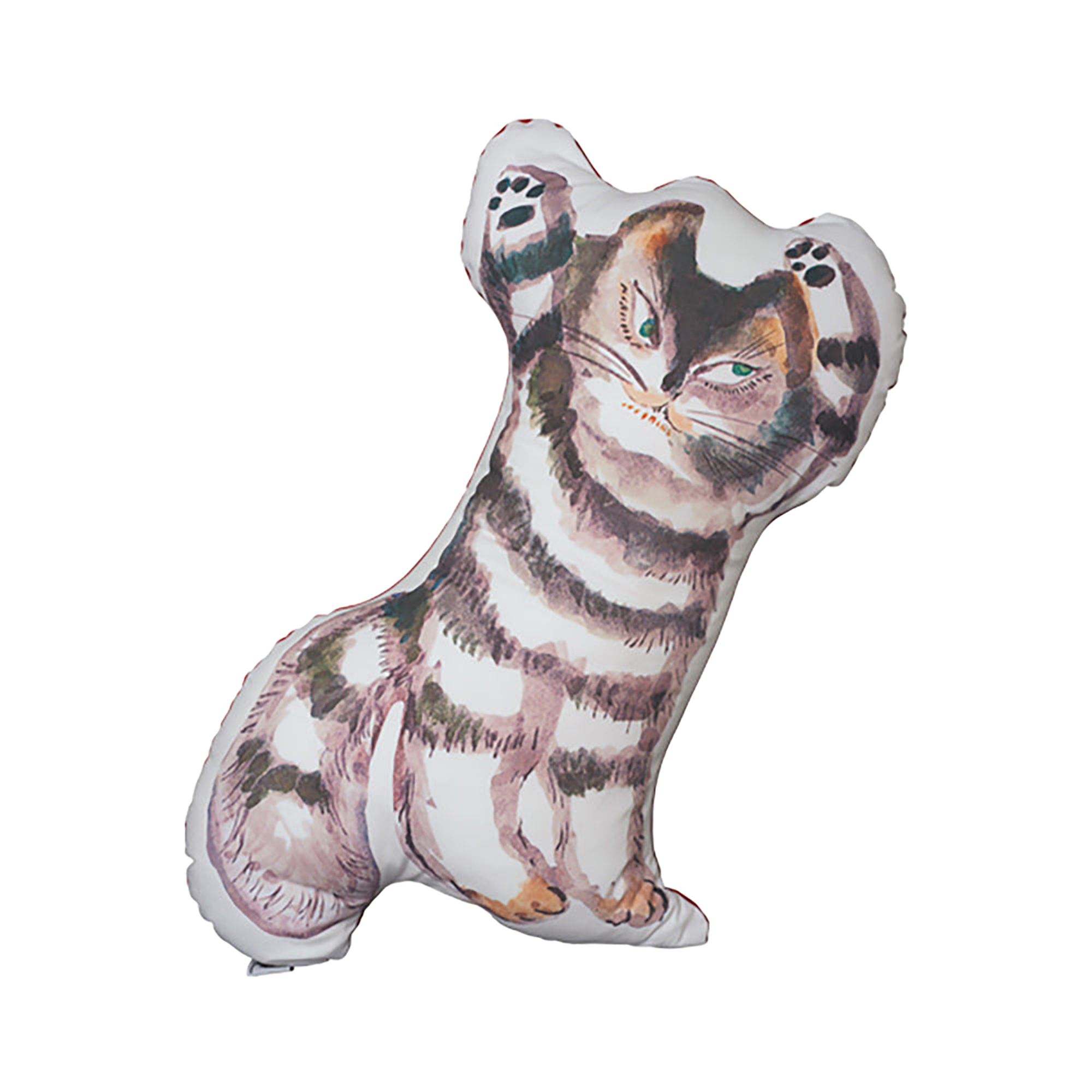 とらねこクッション 寝転びVer.