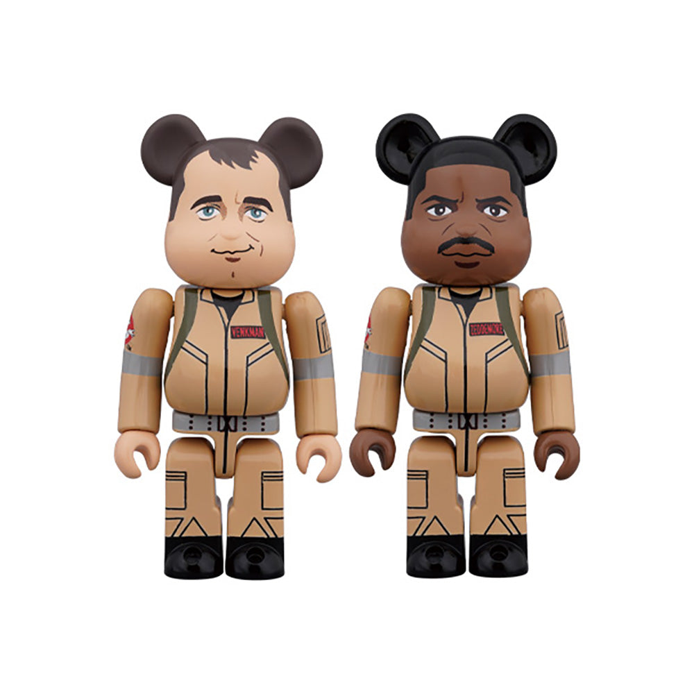 BE@RBRICK GHOSTBUSTERS 100％ 2PC SET Peter Venkman/Winston Zeddemore_0