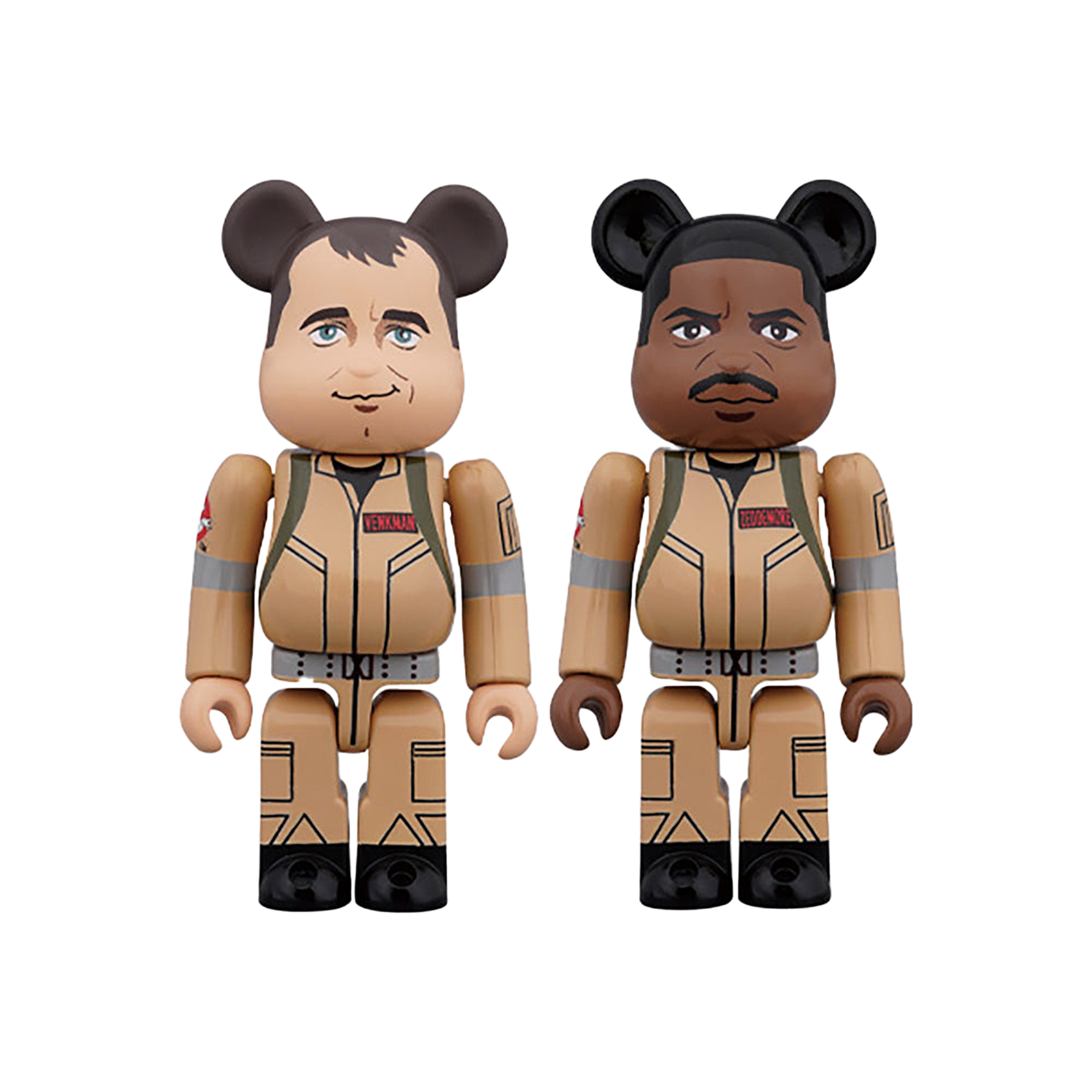 BE@RBRICK GHOSTBUSTERS 100％ 2PC SET Peter Venkman/Winston Zeddemore