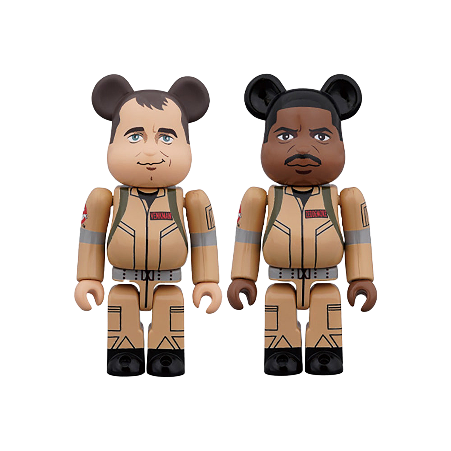 BE@RBRICK GHOSTBUSTERS 100％ 2PC SET Peter Venkman/Winston Zeddemore