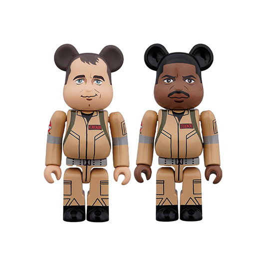 BE@RBRICK GHOSTBUSTERS 100％ 2PC SET Peter Venkman/Winston Zeddemore