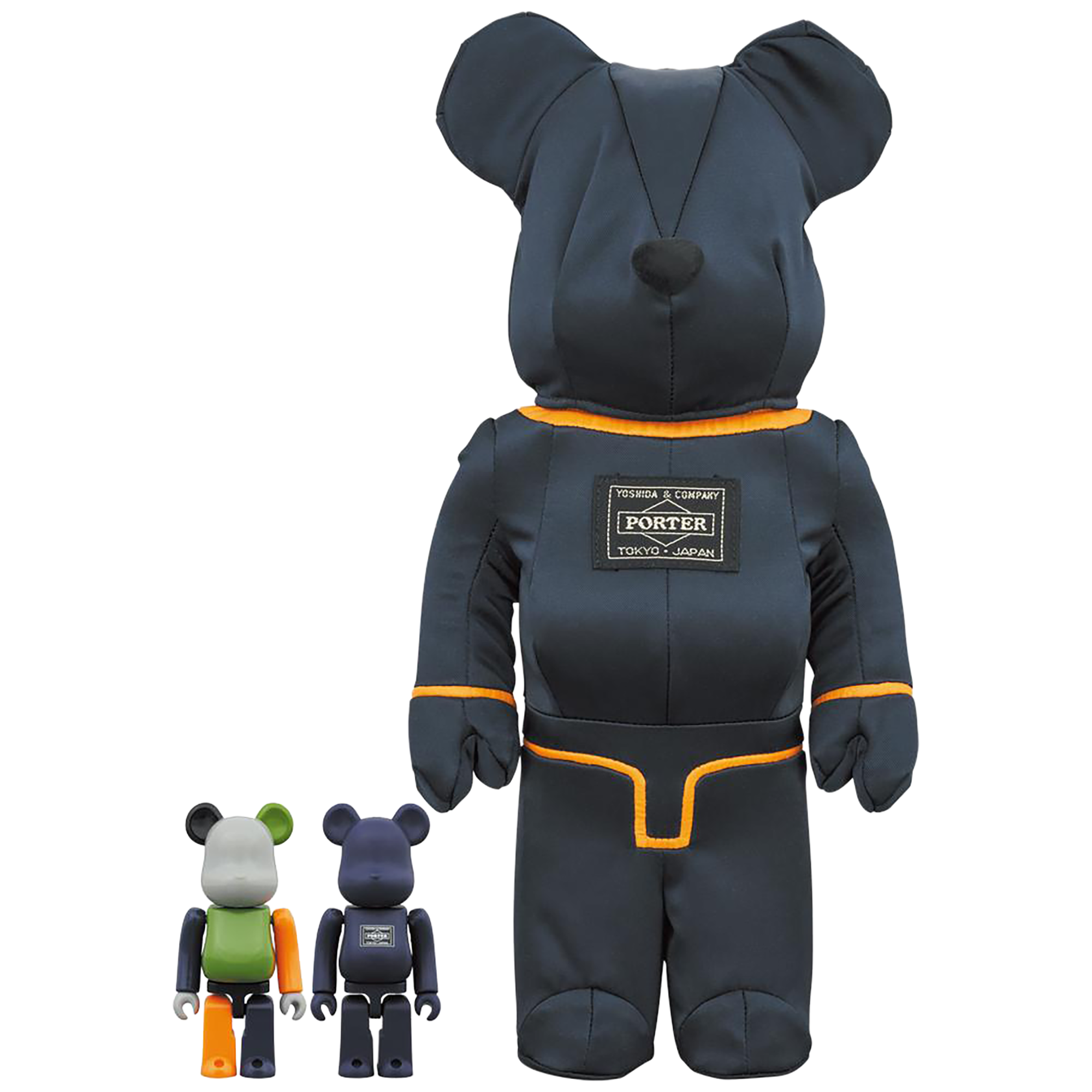 BE@RBRICK PORTER TANKER IRON BLUE Special Edition 100％ & 400％