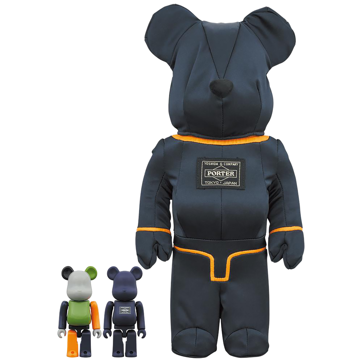 BE@RBRICK PORTER TANKER IRON BLUE Special Edition 100％ & 400％