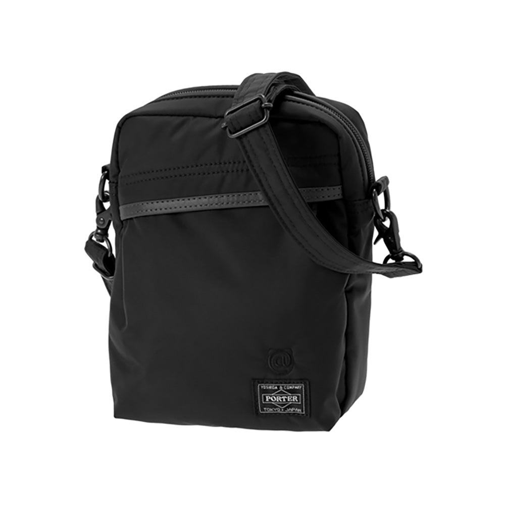 「PORTER × BE@RBRICK」 BLACK／REFLECTIVE SHOULDER BAG_0