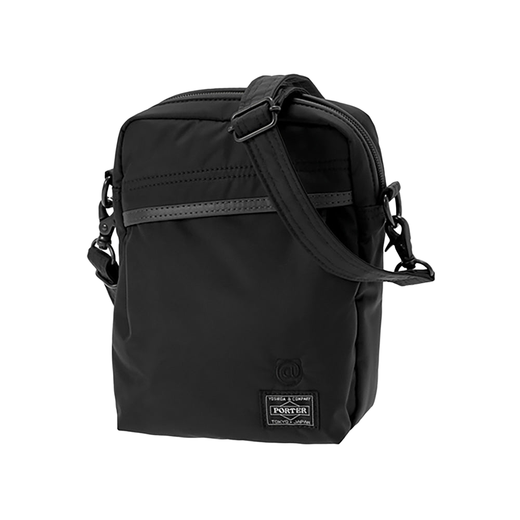 「PORTER × BE@RBRICK」 BLACK／REFLECTIVE SHOULDER BAG