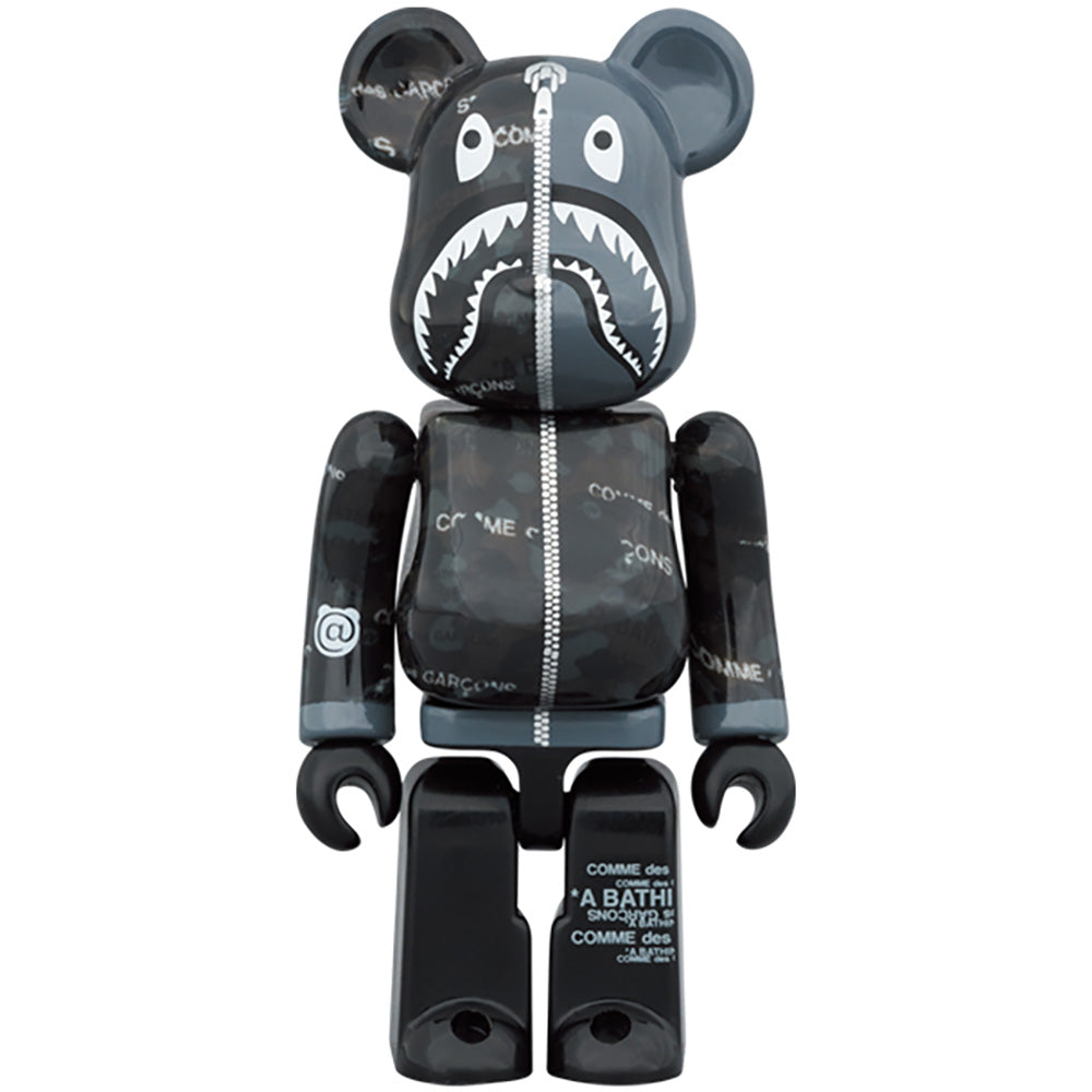 BE@RBRICK BAPE(R) CDG CAMO SHARK 100％ & 400％_1