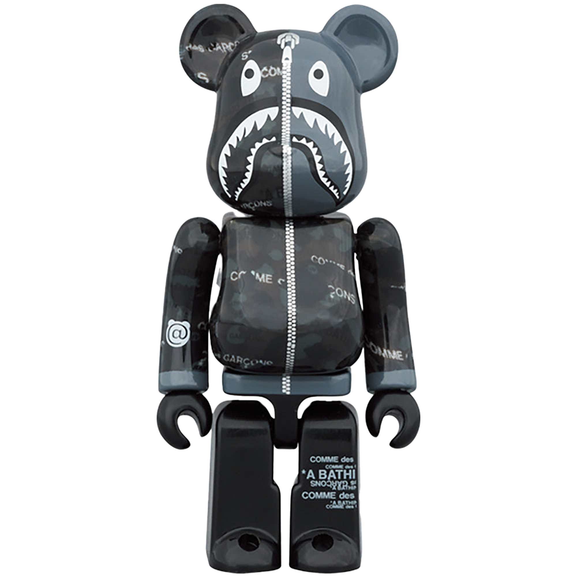 BE@RBRICK BAPE(R) CDG CAMO SHARK 100％ & 400％