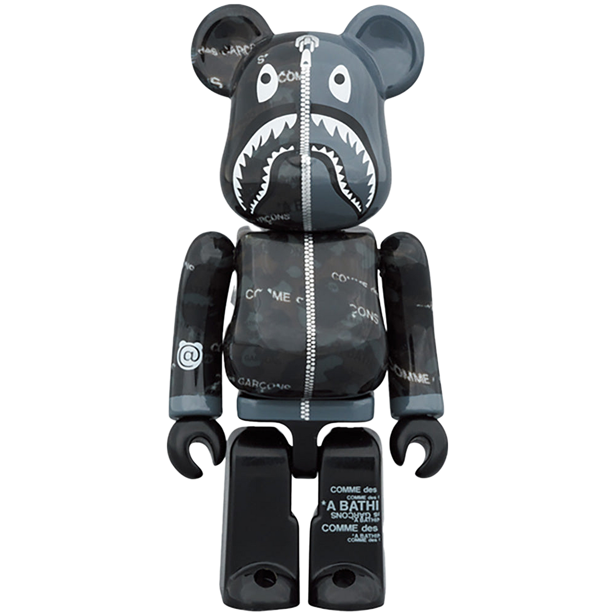 BE@RBRICK BAPE(R) CDG CAMO SHARK 100％ & 400％