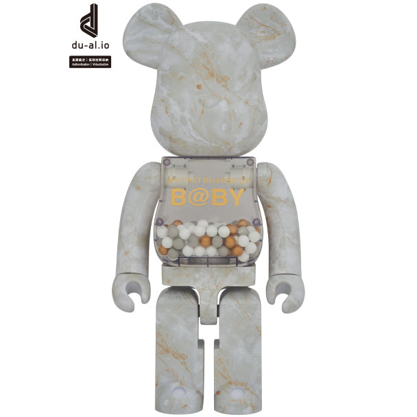MY FIRST BE@RBRICK B@BY MARBLE(大理石) Ver. 1000％_0