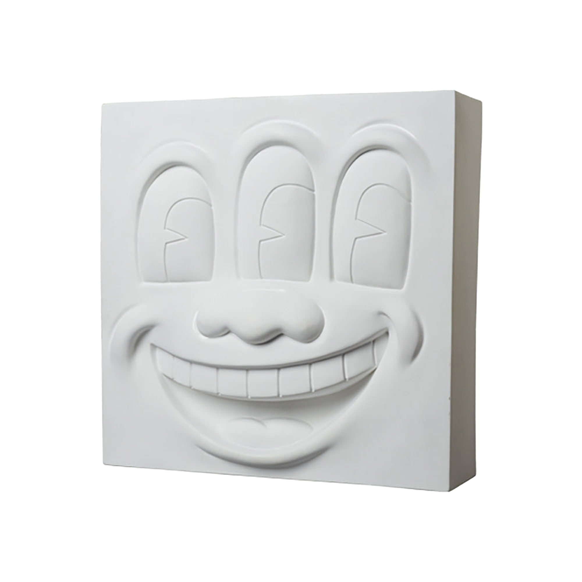 Three Eyed Smiling Face STATUE WHITE Ver.