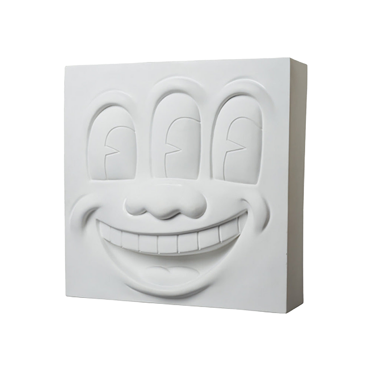 Three Eyed Smiling Face STATUE WHITE Ver.