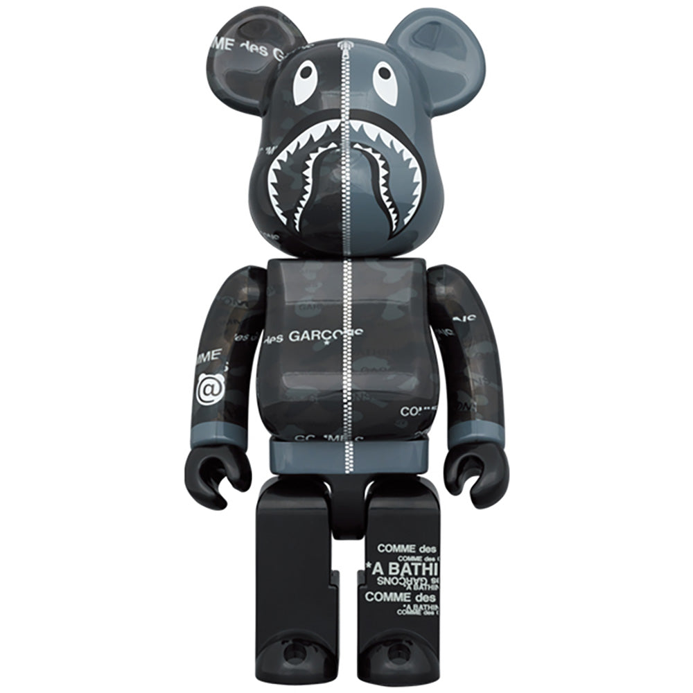 BE@RBRICK BAPE(R) CDG CAMO SHARK 100％ & 400％_2