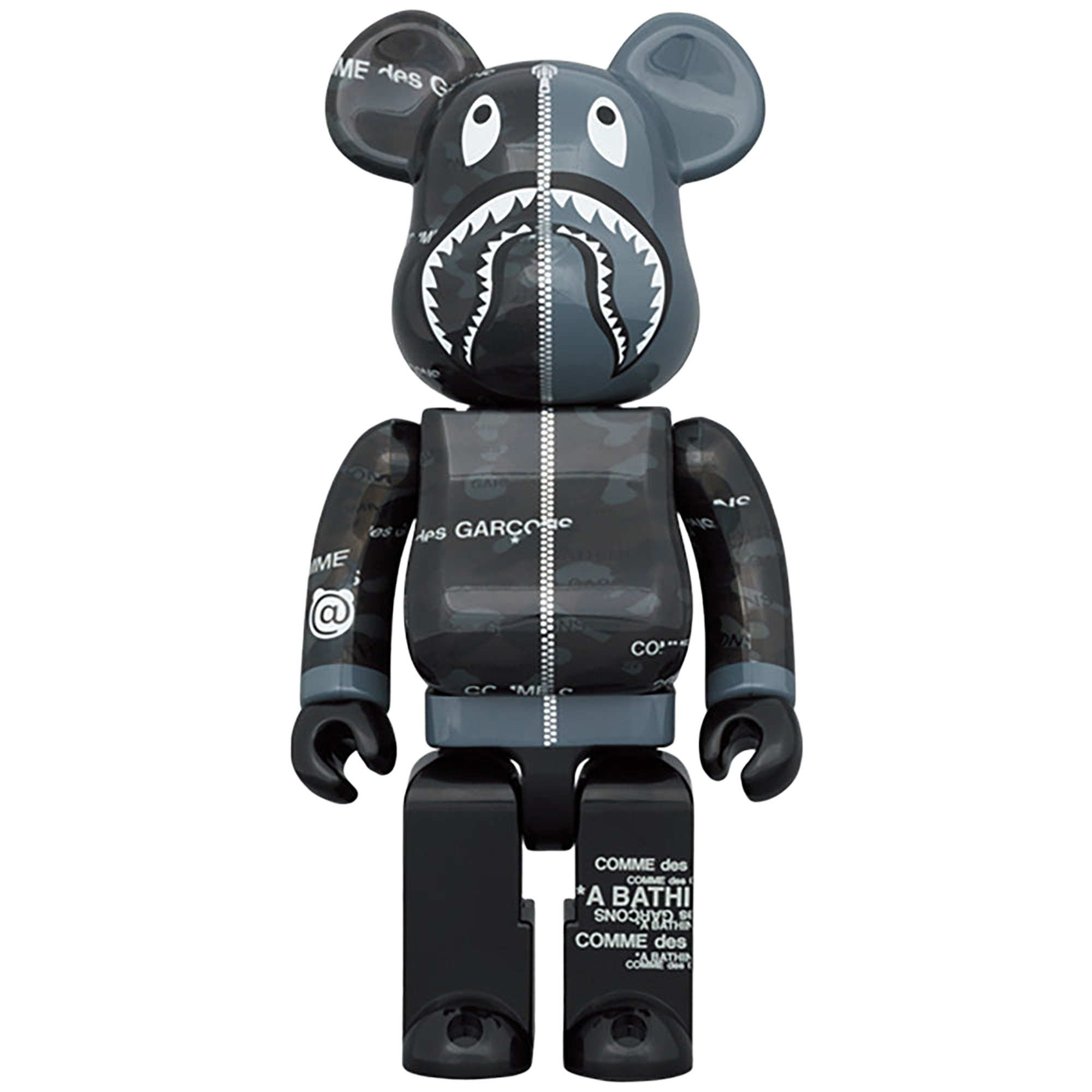 BE@RBRICK BAPE(R) CDG CAMO SHARK 100％ & 400％