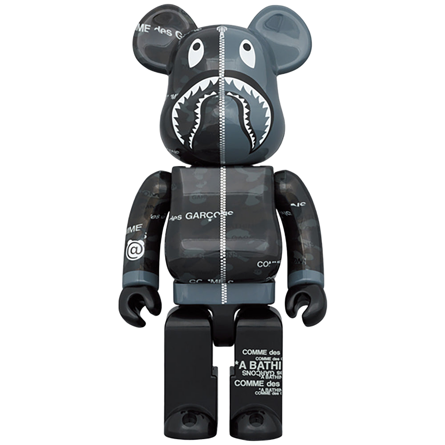 BE@RBRICK BAPE(R) CDG CAMO SHARK 100％ & 400％