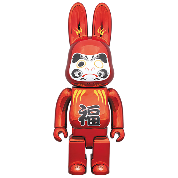 R@BBRICK 達磨 赤メッキ 400％ | MEDICOM TOY OFFICIAL STORE