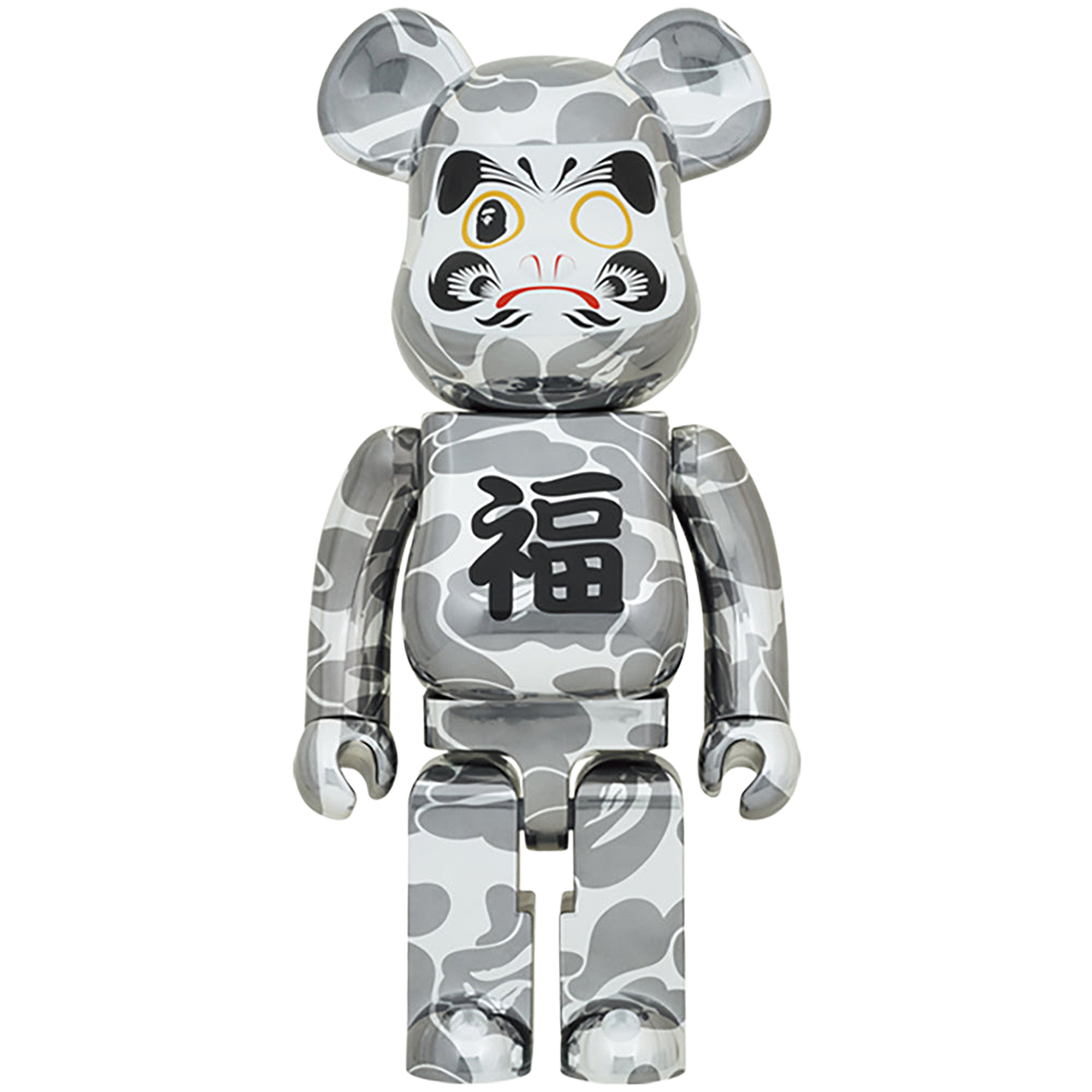 BE@RBRICK BAPE(R) 招き猫 金メッキ 1000％／達磨 銀メッキ 1000％