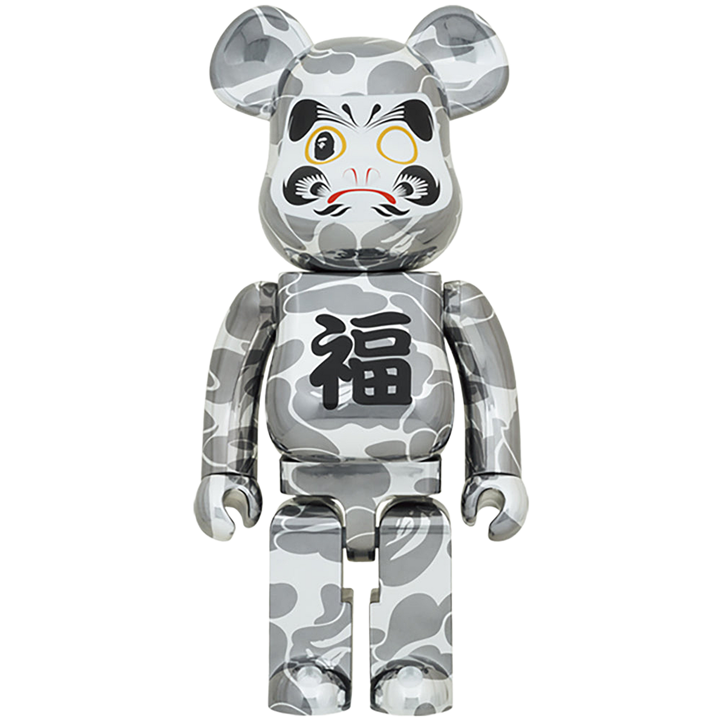 BE@RBRICK BAPE(R) 招き猫 金メッキ 1000％／達磨 銀メッキ 1000％