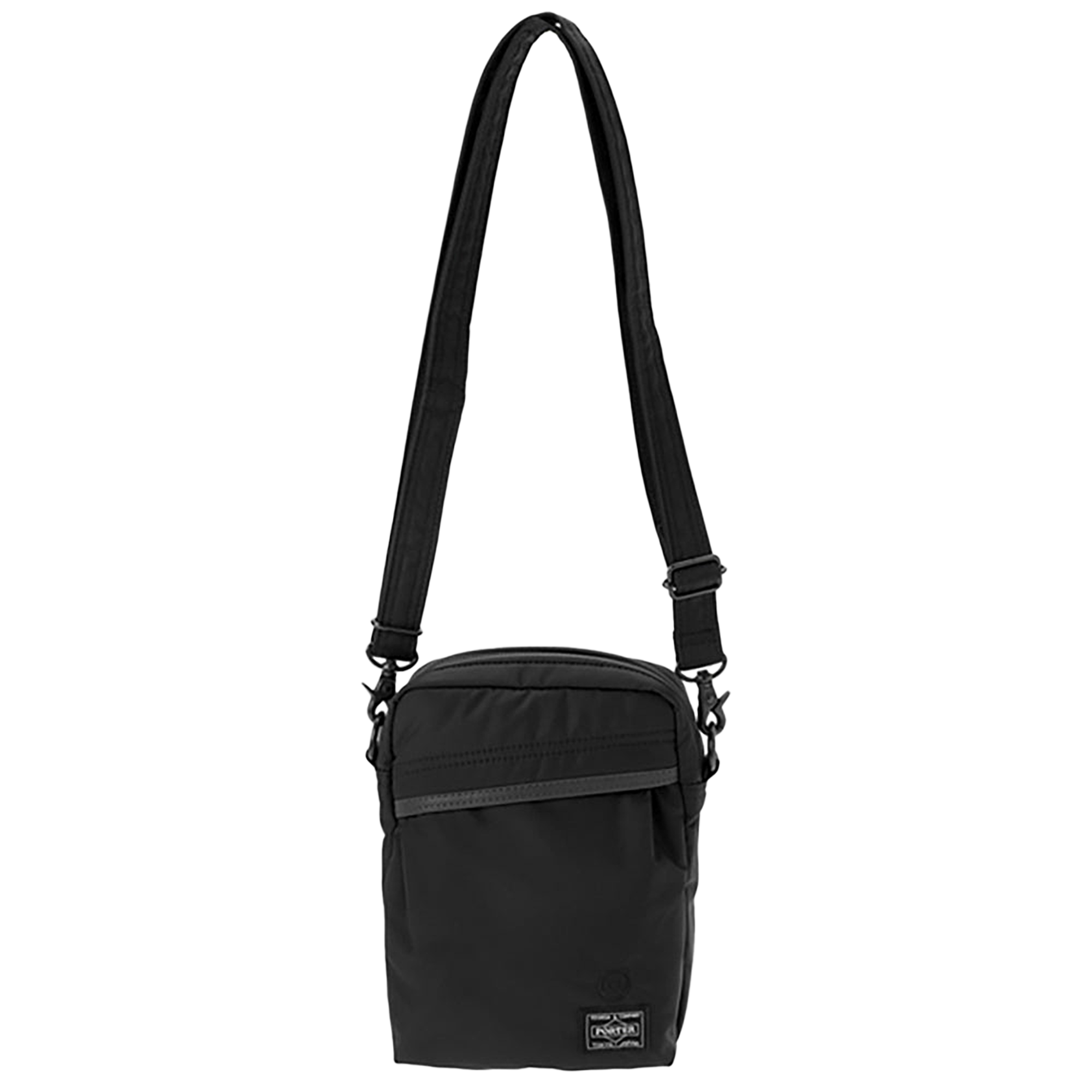 「PORTER × BE@RBRICK」 BLACK／REFLECTIVE SHOULDER BAG