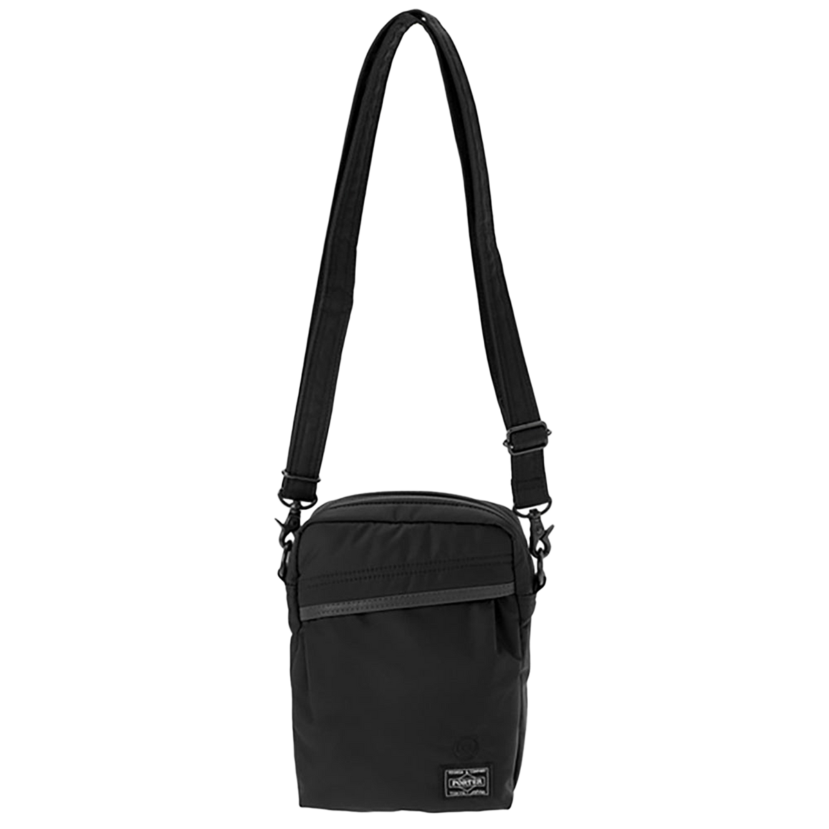 「PORTER × BE@RBRICK」 BLACK／REFLECTIVE SHOULDER BAG