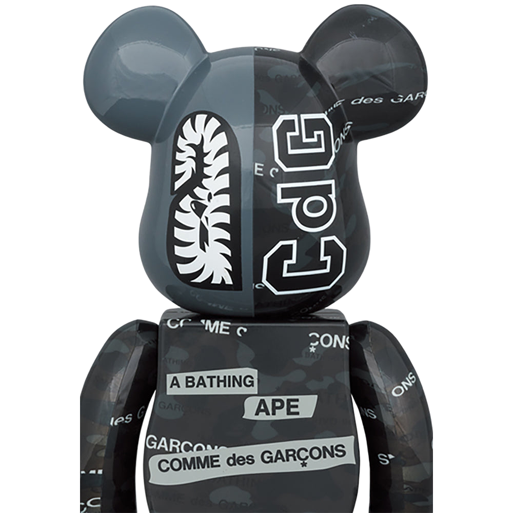 BE@RBRICK BAPE(R) CDG CAMO SHARK 100％ & 400％