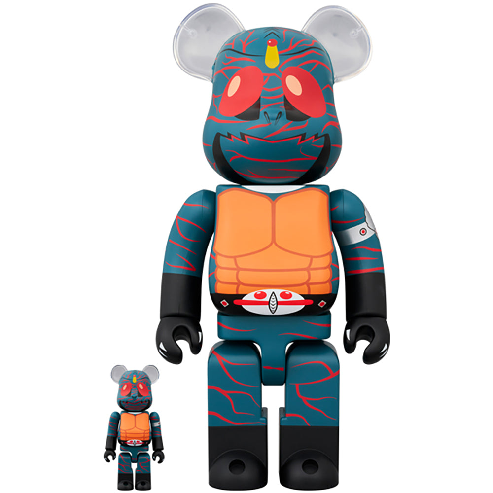 BE@RBRICK 仮面ライダーアマゾン 100％ & 400％_0